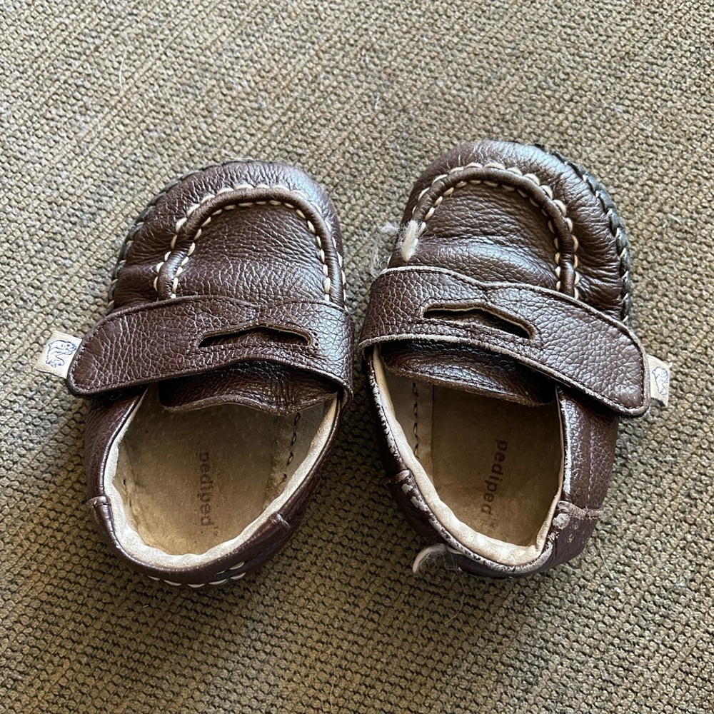 🔴 Pediped Unisex Slip On Shoes Baby Kids Toddler Size 12-18 Months